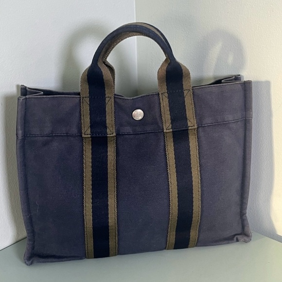 Hermes Paris Herline Canvas PM l Bag - Picture 11 of 13